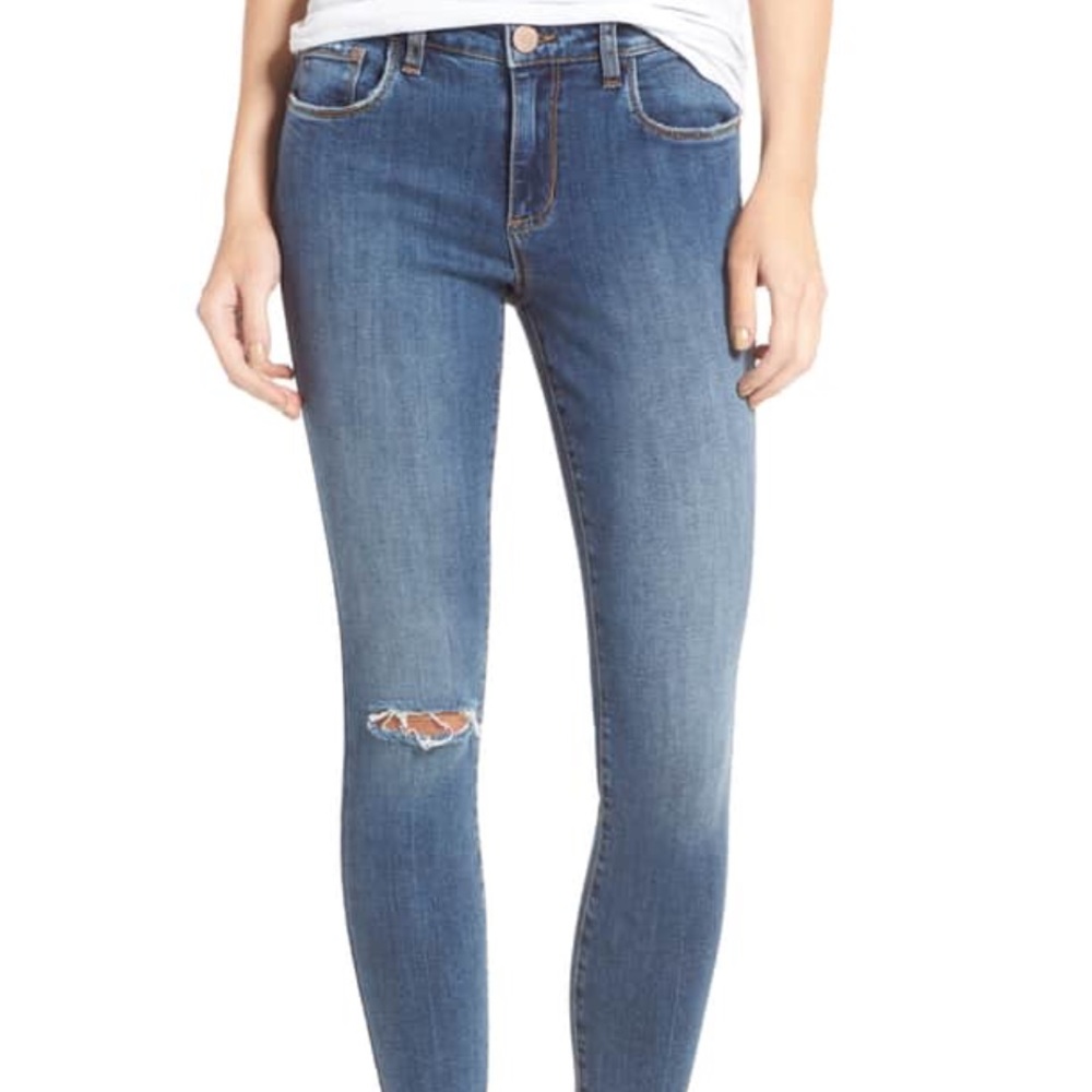 Bp Ripped Skinny Ankle Jeans